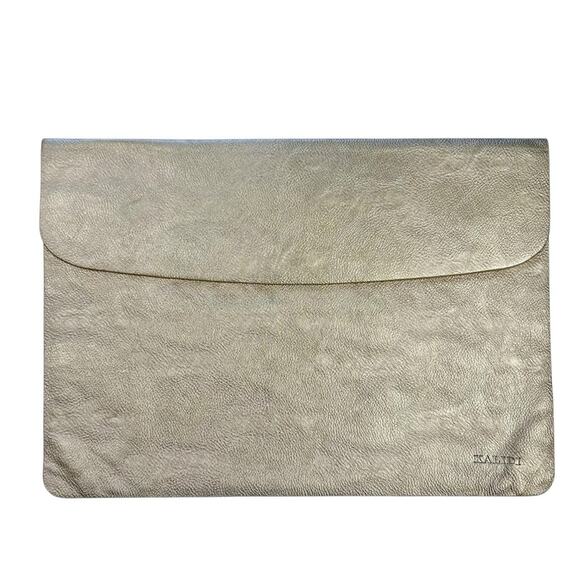 Kalidi Metallic Champagne Envelope 15” Laptop Sleeve - Picture 1 of 7